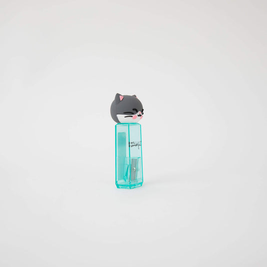 Afia-lápis com depósito - Gato