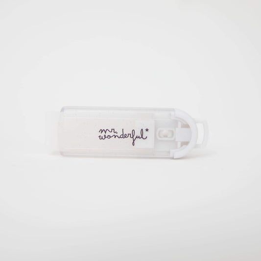 Borracha Branca com Glitter