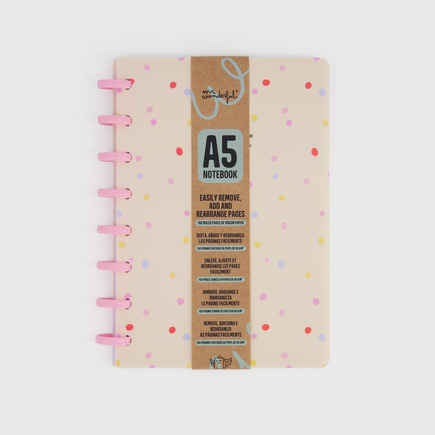 Caderno A5 - Bolinhas