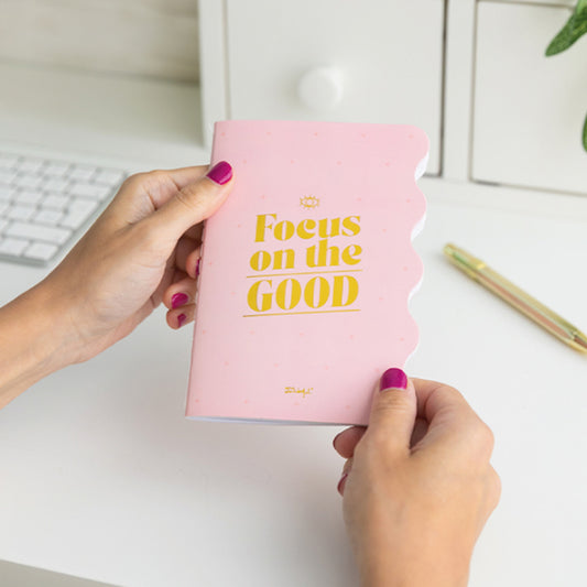 Caderno de Bolso A6 - Focus on the good