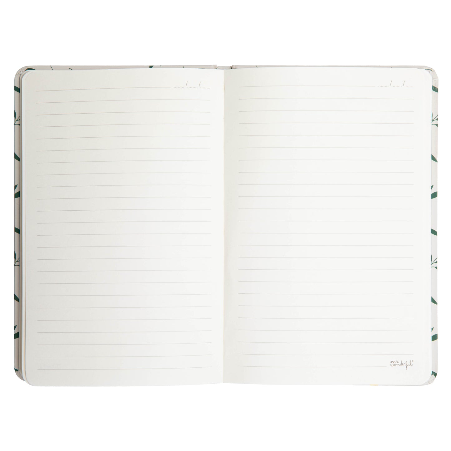 Caderno flores A5 com suporte para smartphone + caneta