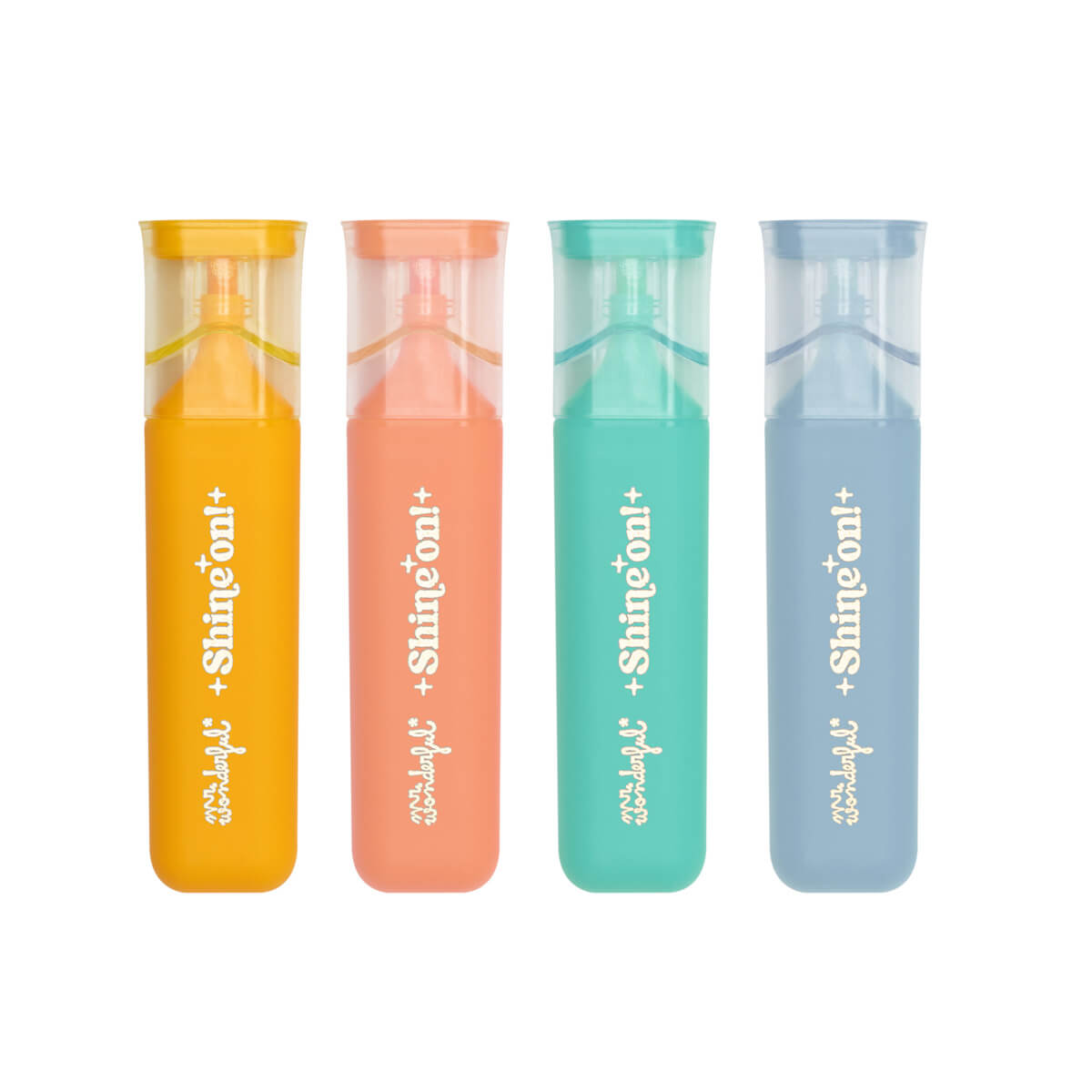 Set 4 Marcador sublinhador com tinta glitter- Shine on!