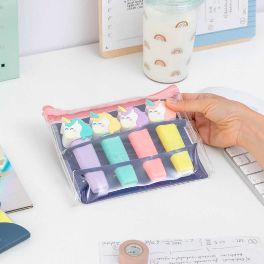 Conjunto de 4 marcadores - para teres planos de muitas cores