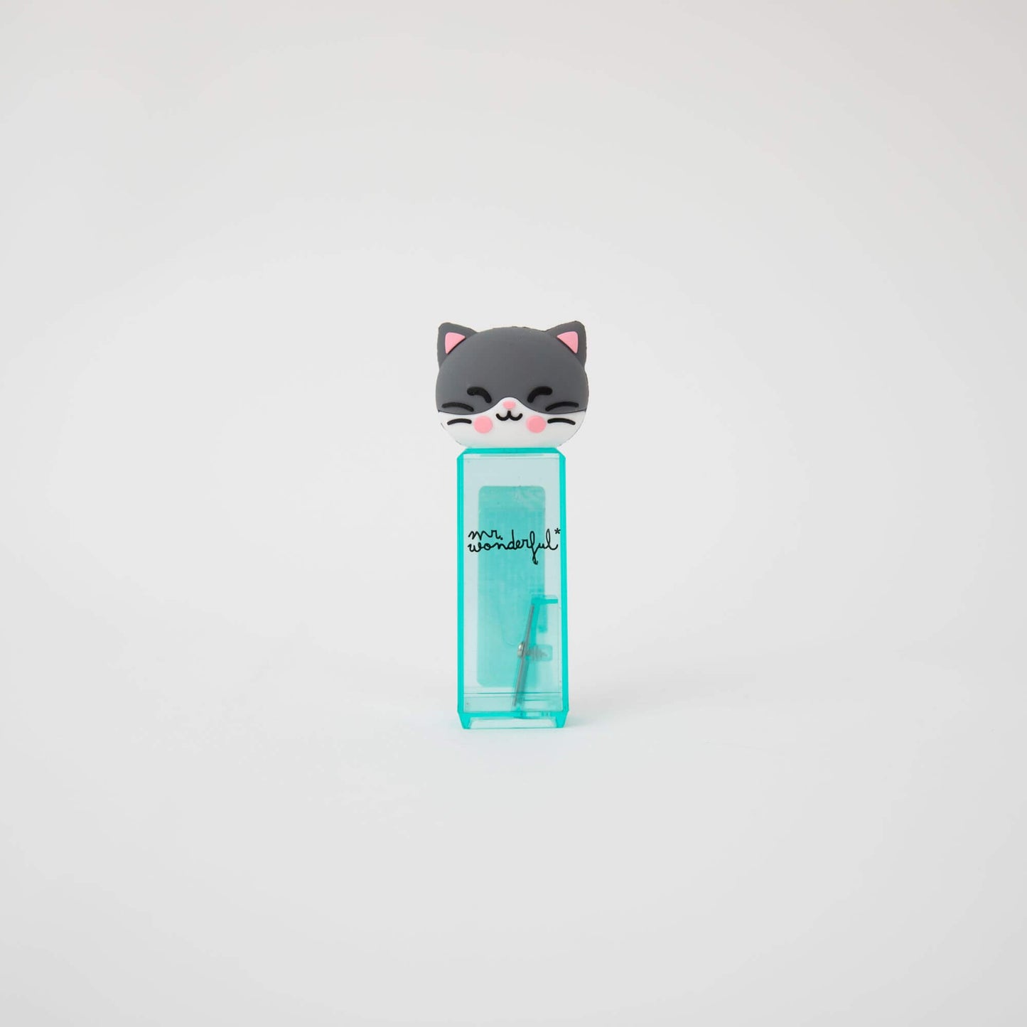 Afia-lápis com depósito - Gato