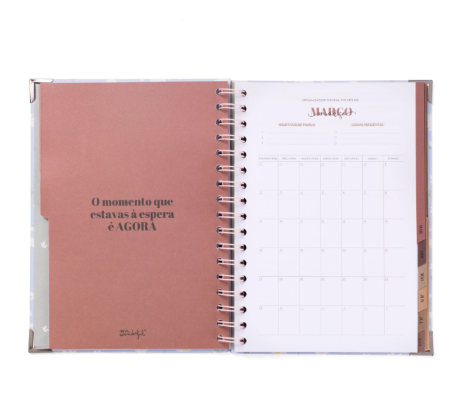 Agenda Wonder 2025-26 Semanal - Era uma vez ... a minha vida