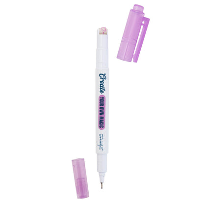 Kit de 6 canetas de cores com carimbo - Create your own magic
